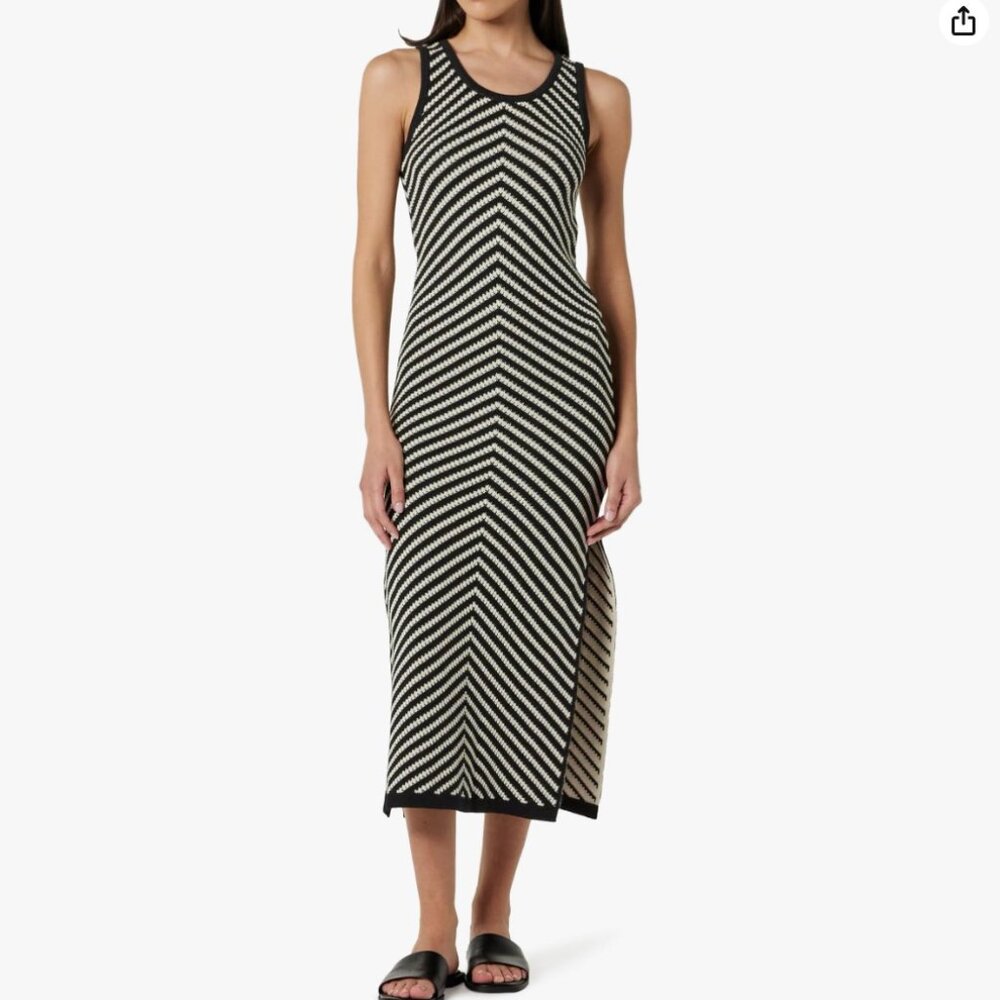 The Drop Womens Ritu Crochet Striped Maxi Dress Size XL